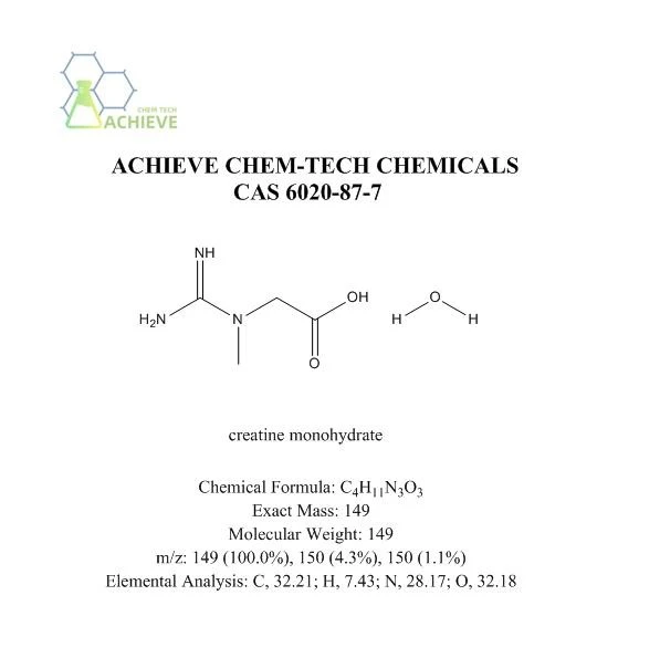 Pure Creatine Monohydrate Powder CAS 6020-87-7