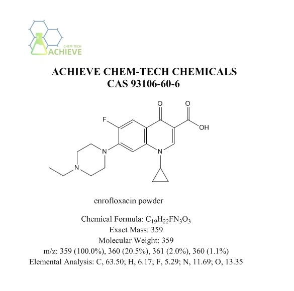 Enrofloxacin Powder CAS 93106-60-6