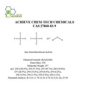 Ditetrafluoroborat de zinc hidrat CAS 27860-83-9
